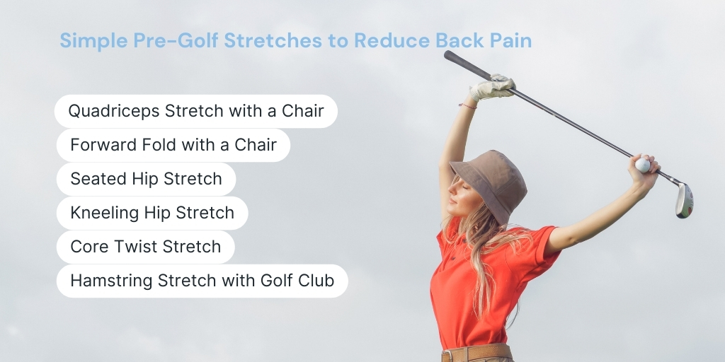 Simple Pre-Golf Stretches to Reduce Back Pain